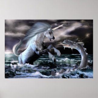 Serpent and Unicorn Poster