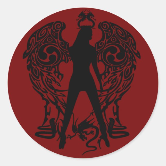 Serpent Angel Stickers (Front)