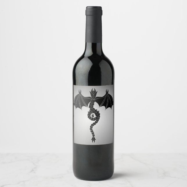 Serpent Dragon Wine Label (Front)
