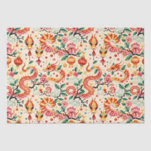 Serpent Dreams Chiness new year Tissue Paper
