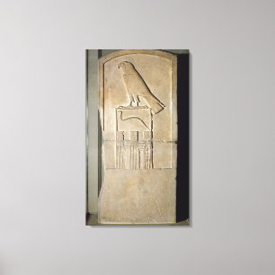 Serpent king stela, c.3000 BC (limestone) (also se Canvas Print