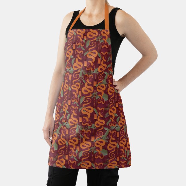 Serpent Luxe Pattern - The White Lotus Apron (Insitu)