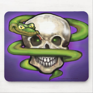 Serpent n Skull Mouse Mat