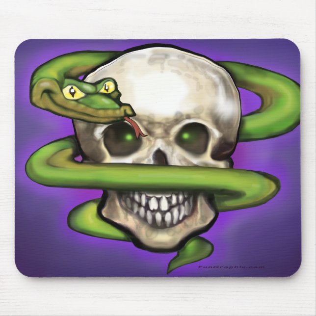 Serpent n Skull Mouse Mat (Front)