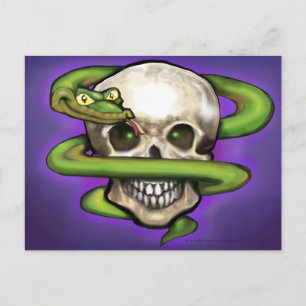 Serpent n Skull Postcard