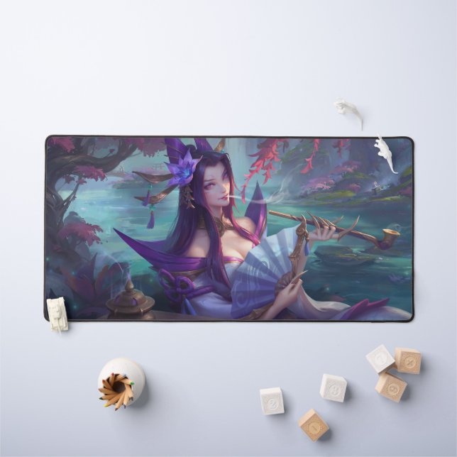 Serpent’s Embrace Gaming Desk Mat | Assassin fans (Kids Table)