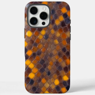 Serpent Shield: Brown & Gold Edition iPhone 16 Pro Max Case