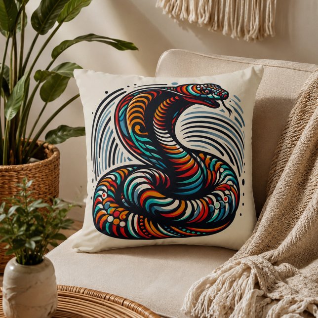 Serpentine Comfort: Cobra-Shaped Pillow for Exotic (Serpentine Comfort: Cobra-Shaped Pillow for Exotic)