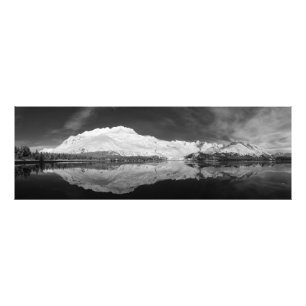 Serpentine Cove Black and White Photo Print