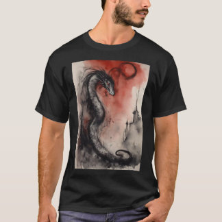 "Serpentine Majesty: Unleash the Dragon" T-Shirt