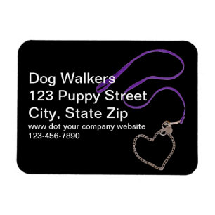 Serpentine Purple Dog Leash Flexible Magnet