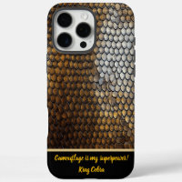 Serpentine scales' exquisite light texture