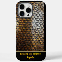 Serpentine scales' exquisite light texture