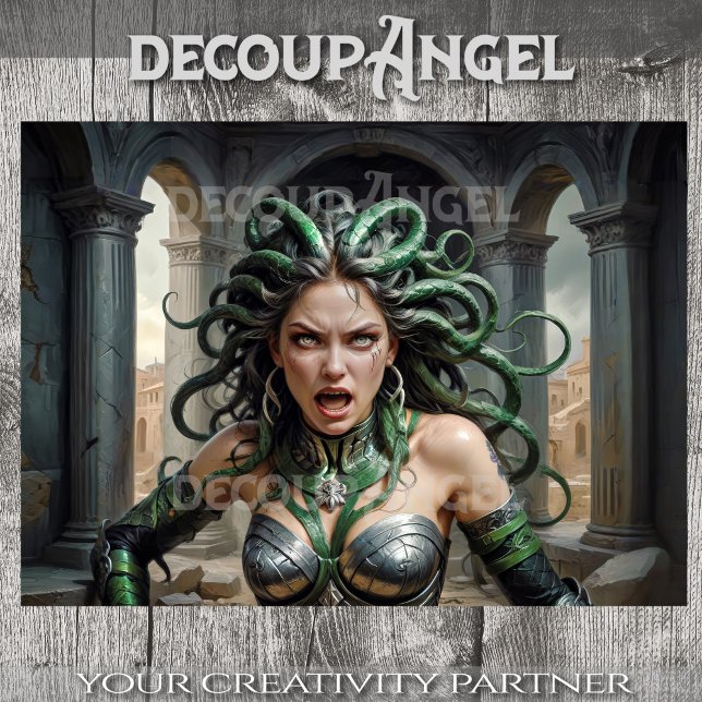 Serpentine Sovereignty Decoupage Tissue Paper (Creator Uploaded)