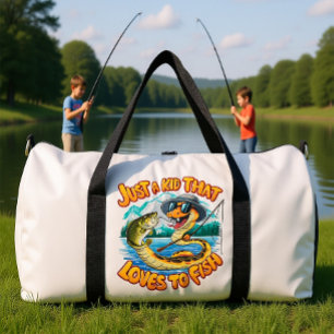 Serpentine Surprises: Snake With a Catch Duffle Bag