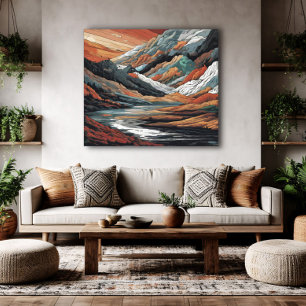 Serpentine Valley Canvas Print