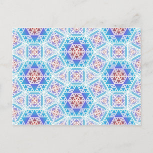 Serpienski Clockwork Lg Any Colour Postcard