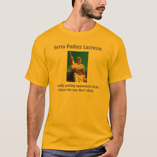 Serra Padres Lacrosse. T-Shirt (Front)