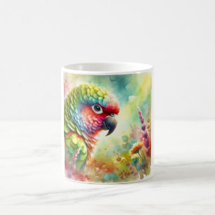 Serrana Parakeet 151024AREF147 - Watercolor Coffee Mug