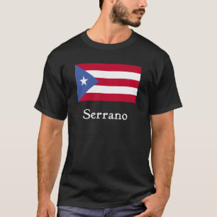 Serrano Puerto Rican Flag T-Shirt
