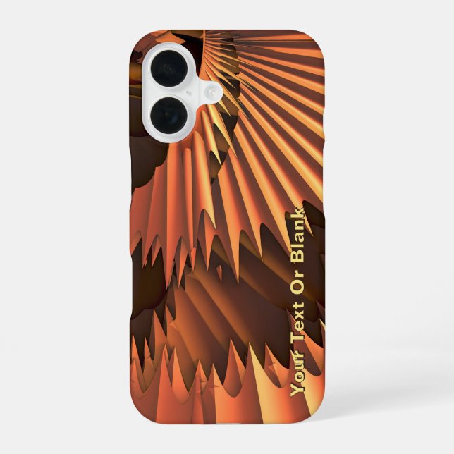 Serrations iPhone 16 Case (Back)