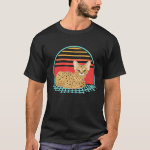 Serval Cat vintage Sogga meme T-Shirt