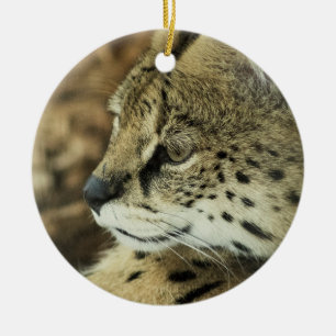 Serval Ceramic Tree Decoration