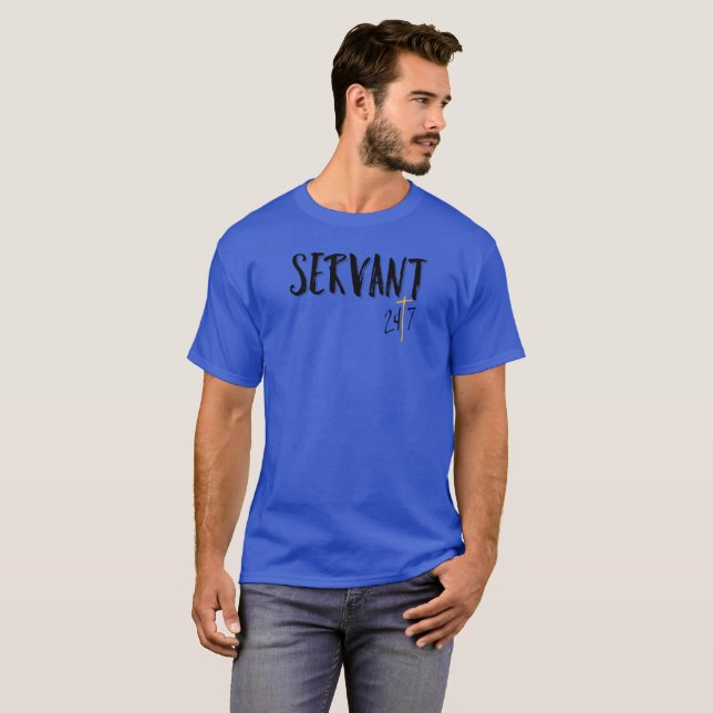 Servant 24/7 Christian Faith T-Shirt (Front Full)