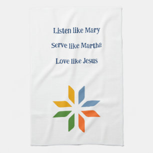 Servant of God dish towel