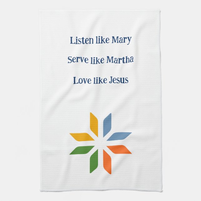 Servant of God dish towel (Vertical)
