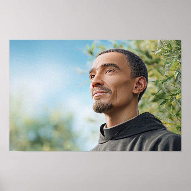 Servant of Mercy Saint Peter Claver Poster (Front)