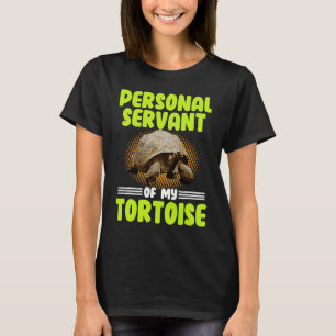 Servant Of Tortoise Reptile Owner Pet Reptiles Gr T-Shirt