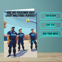 Serve and Protect Funny Police Birthday 