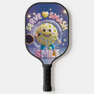 Serve. Smash. Smile. – Cute Kawaii Pickleball Desi Paddle