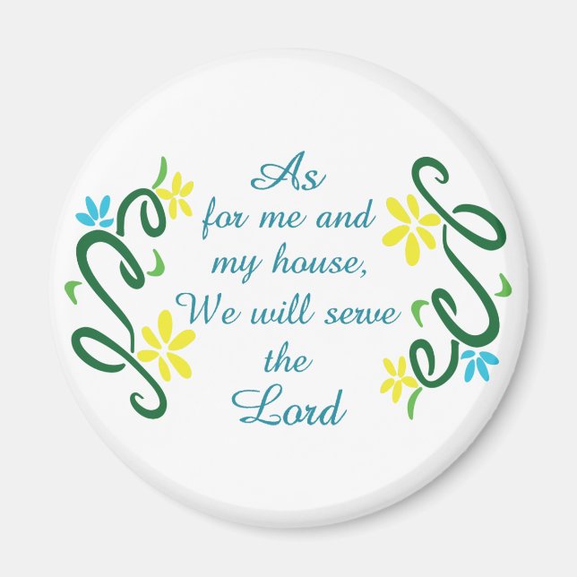 Serve The Lord Magnet (Front)