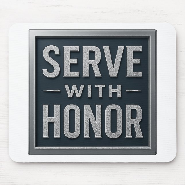 Serve With Honour™ LDS Mouse Pad (Front)