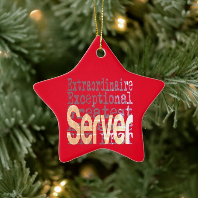 Server Extraordinaire Ceramic Tree Decoration (Tree)