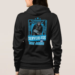 Serverless Funny Monkey Developer Humour Hoodie