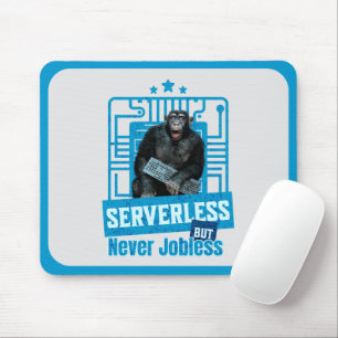 Serverless Funny Monkey Developer Humour Mouse Mat