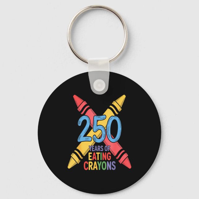 Service 250 Years 1776-2026 250th Birthday  Key Ring (Front)