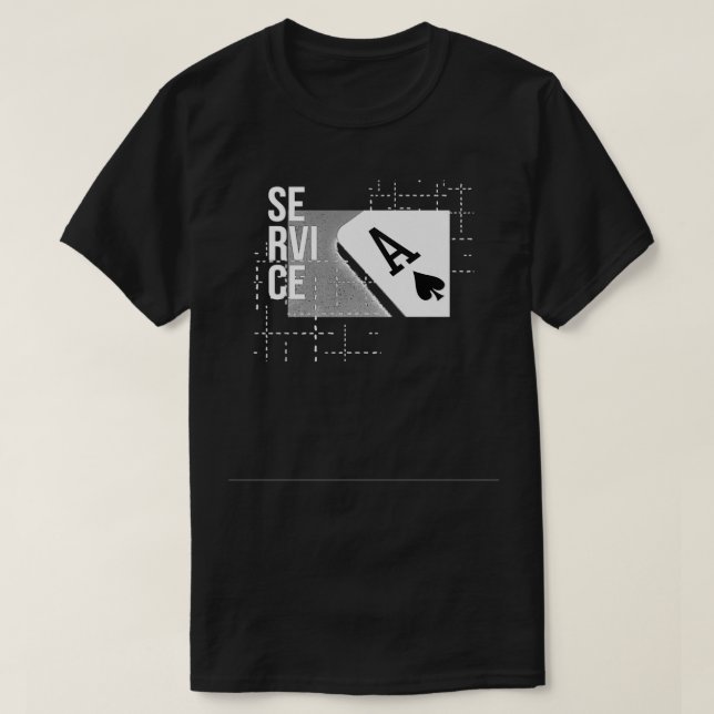 Service Ace Volleyball Player specialist Classic T T-Shirt (Design Front)