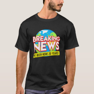 Service Anniversary 20 Years Company Anniversary A T-Shirt