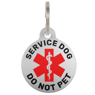 Service Dog Do Not Pet Pet Tag