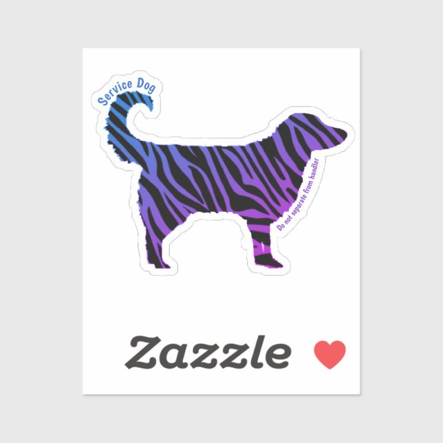 Service Dog, Do not separate from handler galaxy (Sheet)