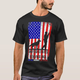 Service Dog Human Support Animal Trainer Pet T-Shirt