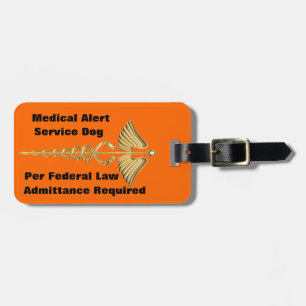 Service Dog ID Luggage Tag