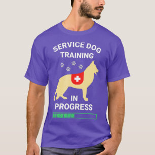 Service Dog in Training German Shepherd Belgian T-Shirt