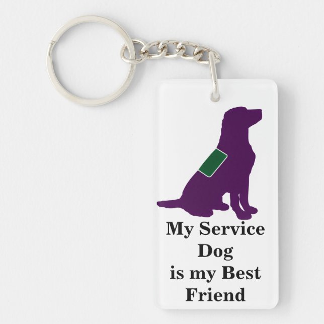 Service Dog Key Ring (Front)