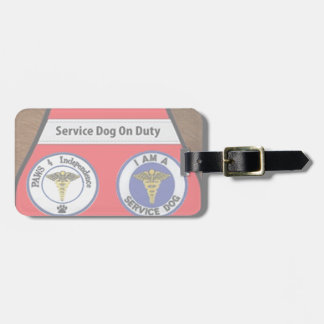Service Dog Luggage Tag