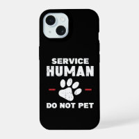 Service Human Do Not Pet Funny Dog Lover Gift